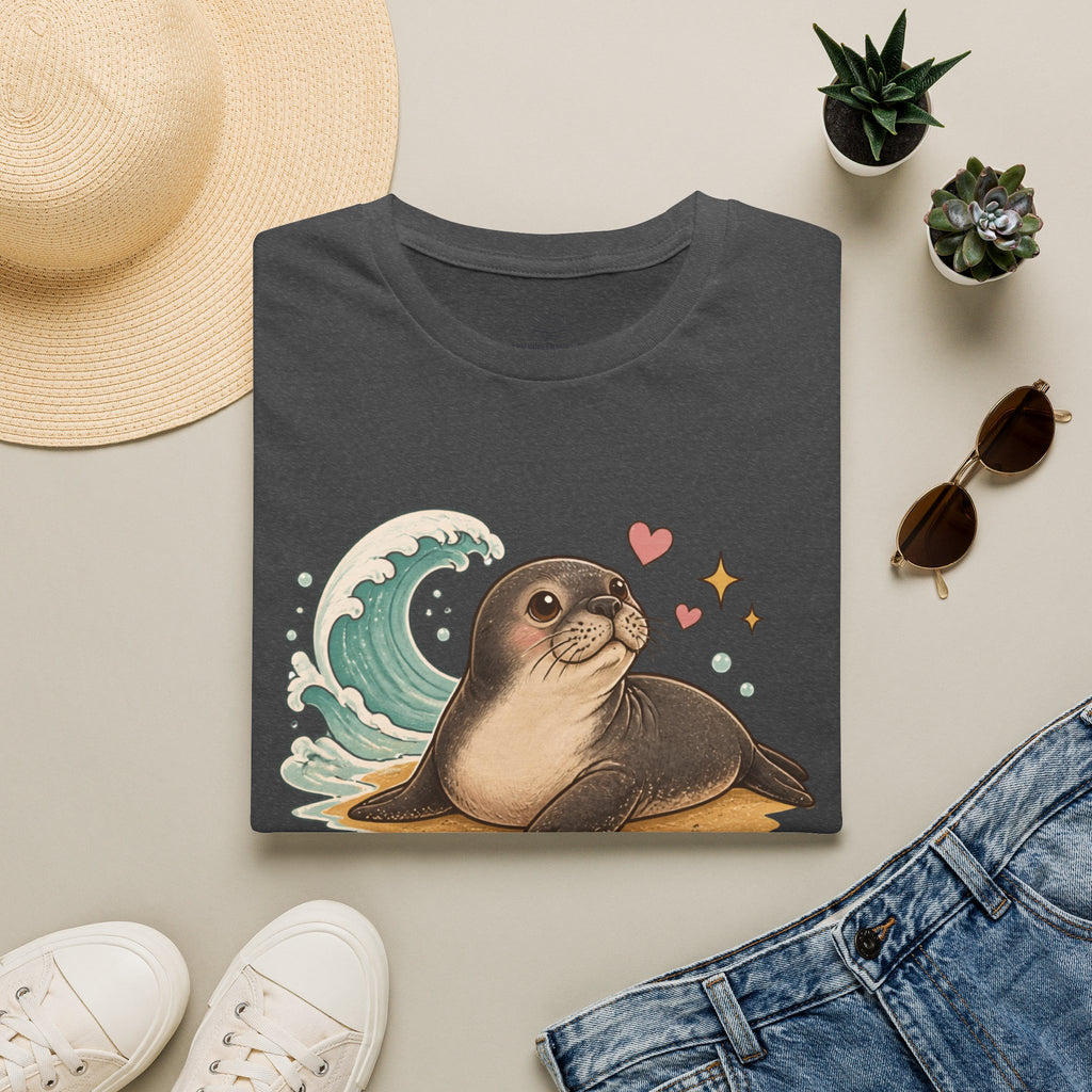 Hawaiian Monk Seal Graphic Shirt – Cute Ocean Design