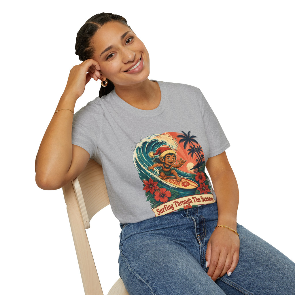 Menehune Surfing Through the Season T-Shirt