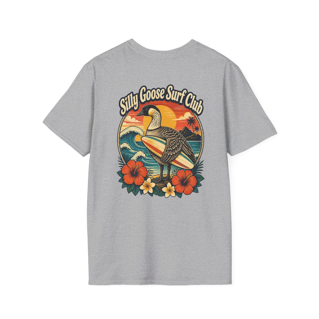 Silly Goose Surf Club Shirt – Retro Hawaiian Nēnē