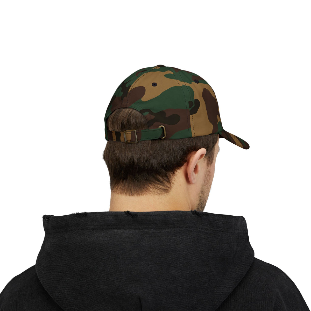 Aloha Always Dad Cap — Hawaiian Skeleton Shaka Hat