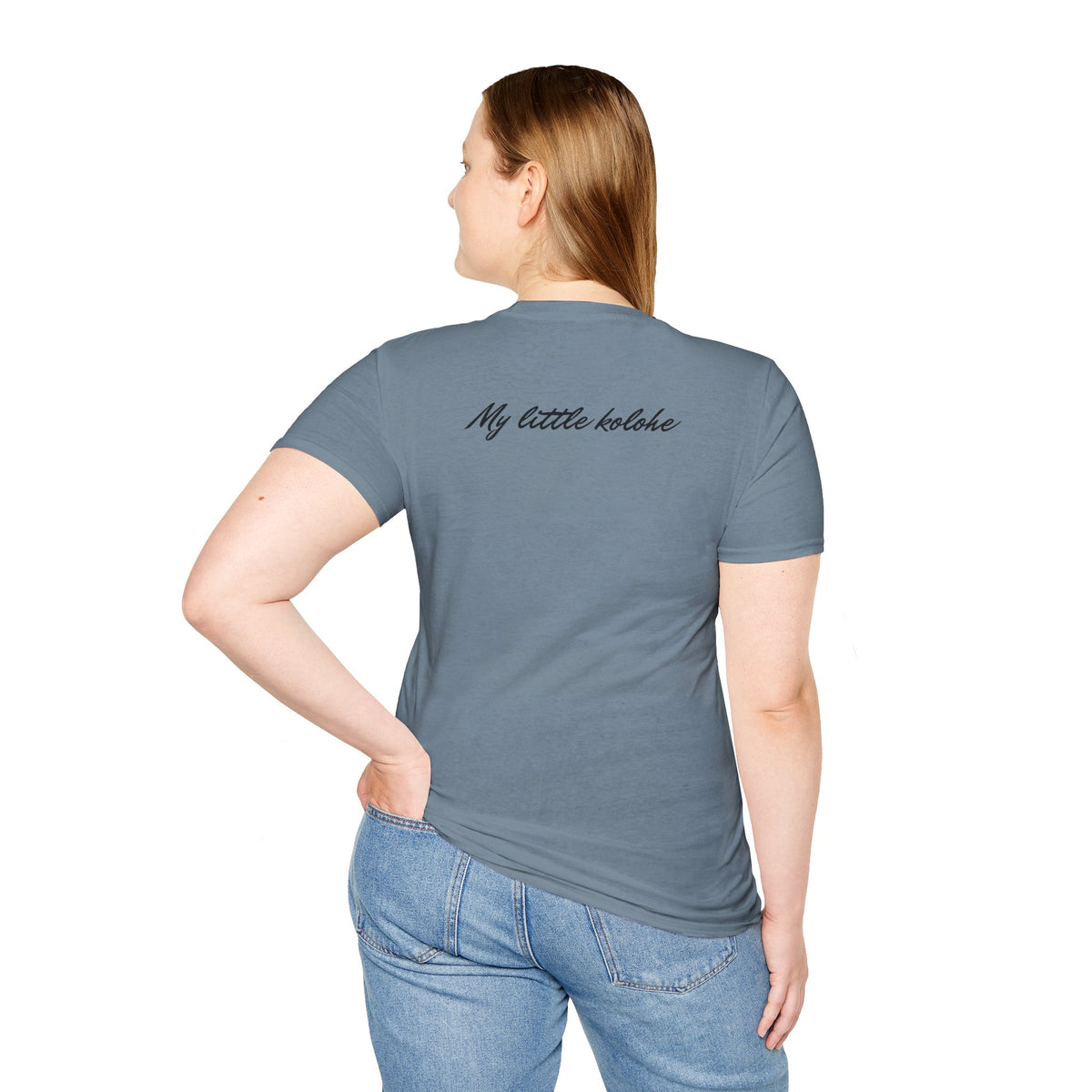 Personalized Pet Photo Polaroid Tee – Floral Frame, Custom Name