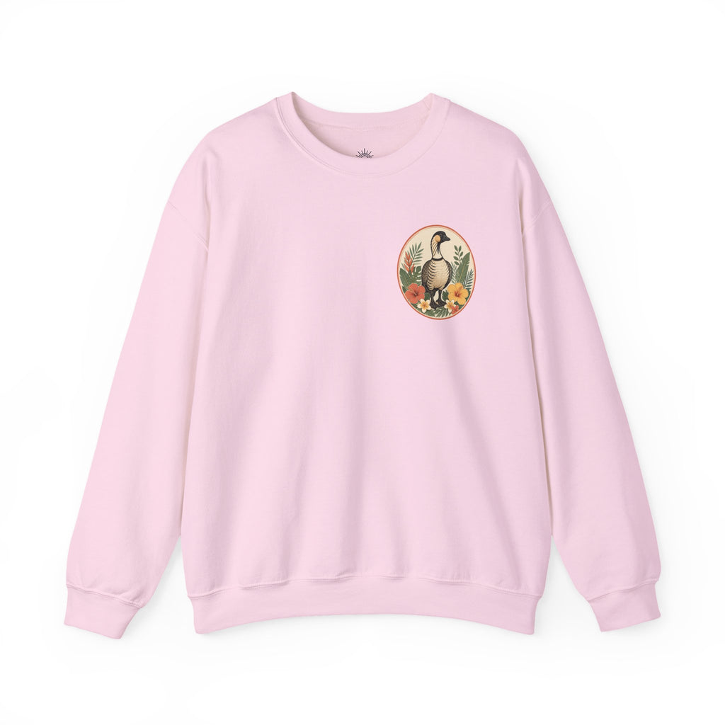 Vintage Goose Floral Crewneck – “Chaos Persists” Design