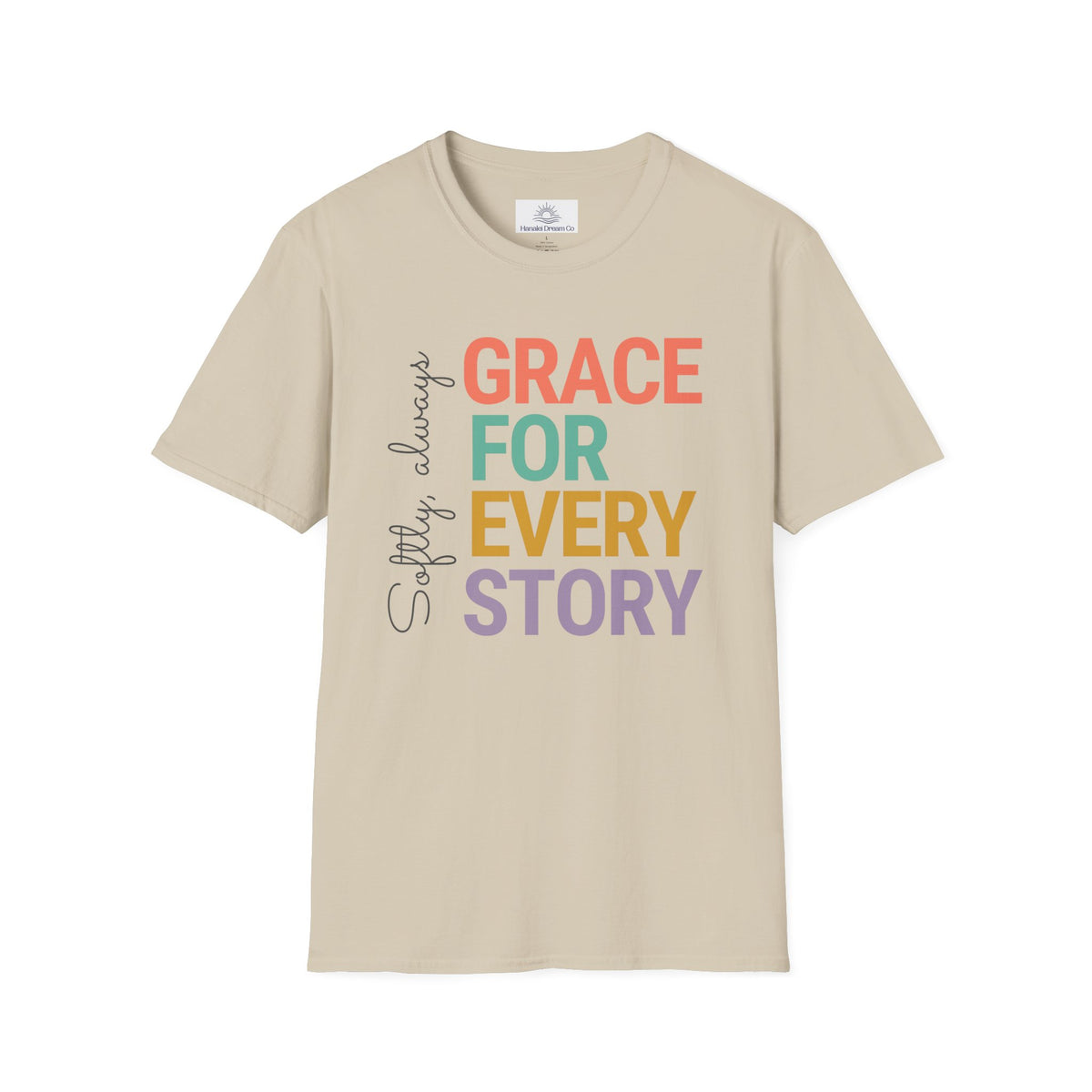 Grace For Every Story T-Shirt | Inspirational Faith Typography