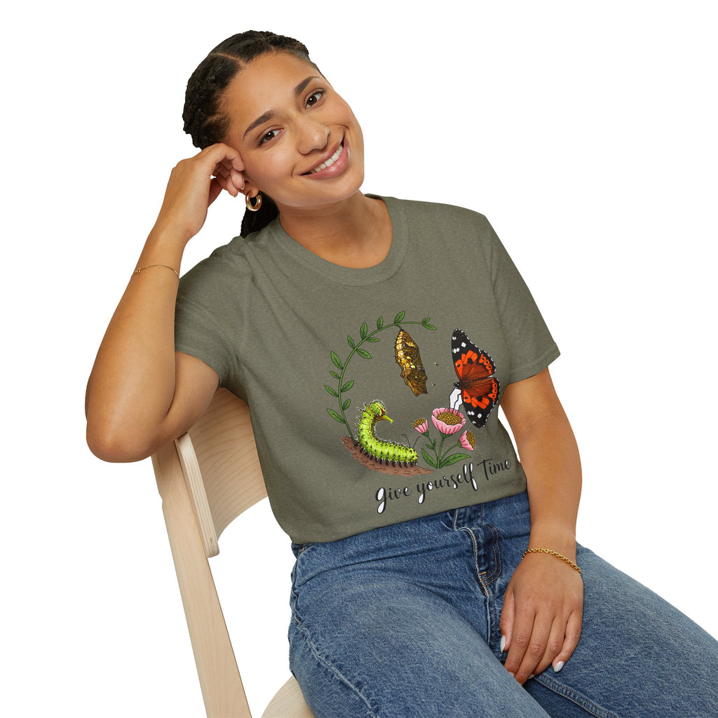 Give Yourself Time Kamehemeha Butterfly Transformation T-Shirt