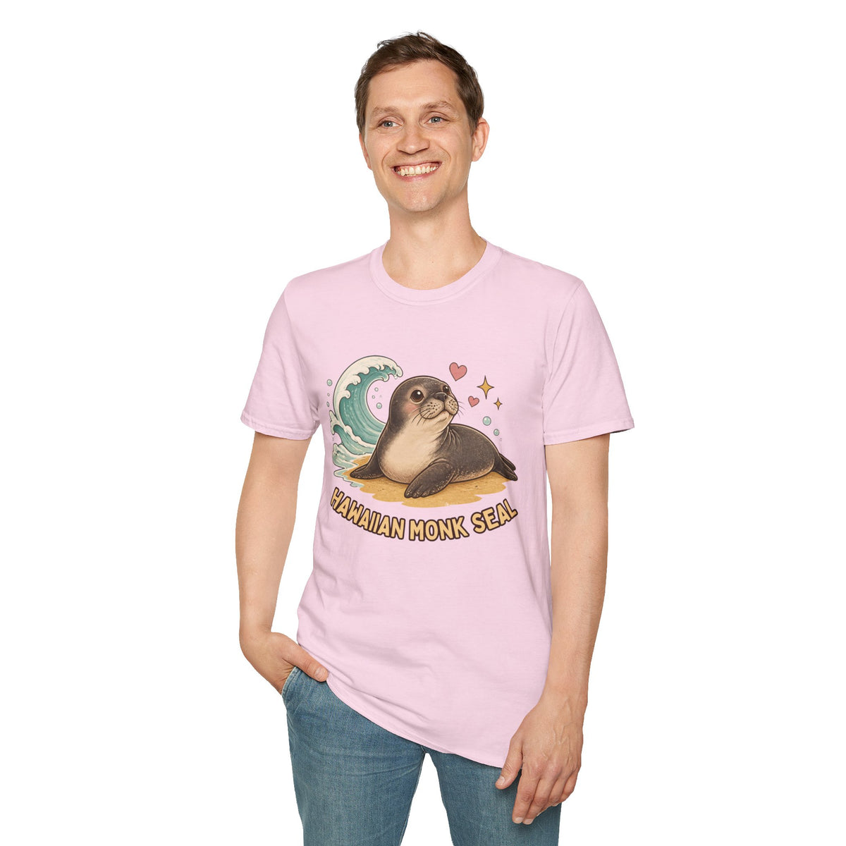 Hawaiian Monk Seal Graphic Shirt – Cute Ocean Design