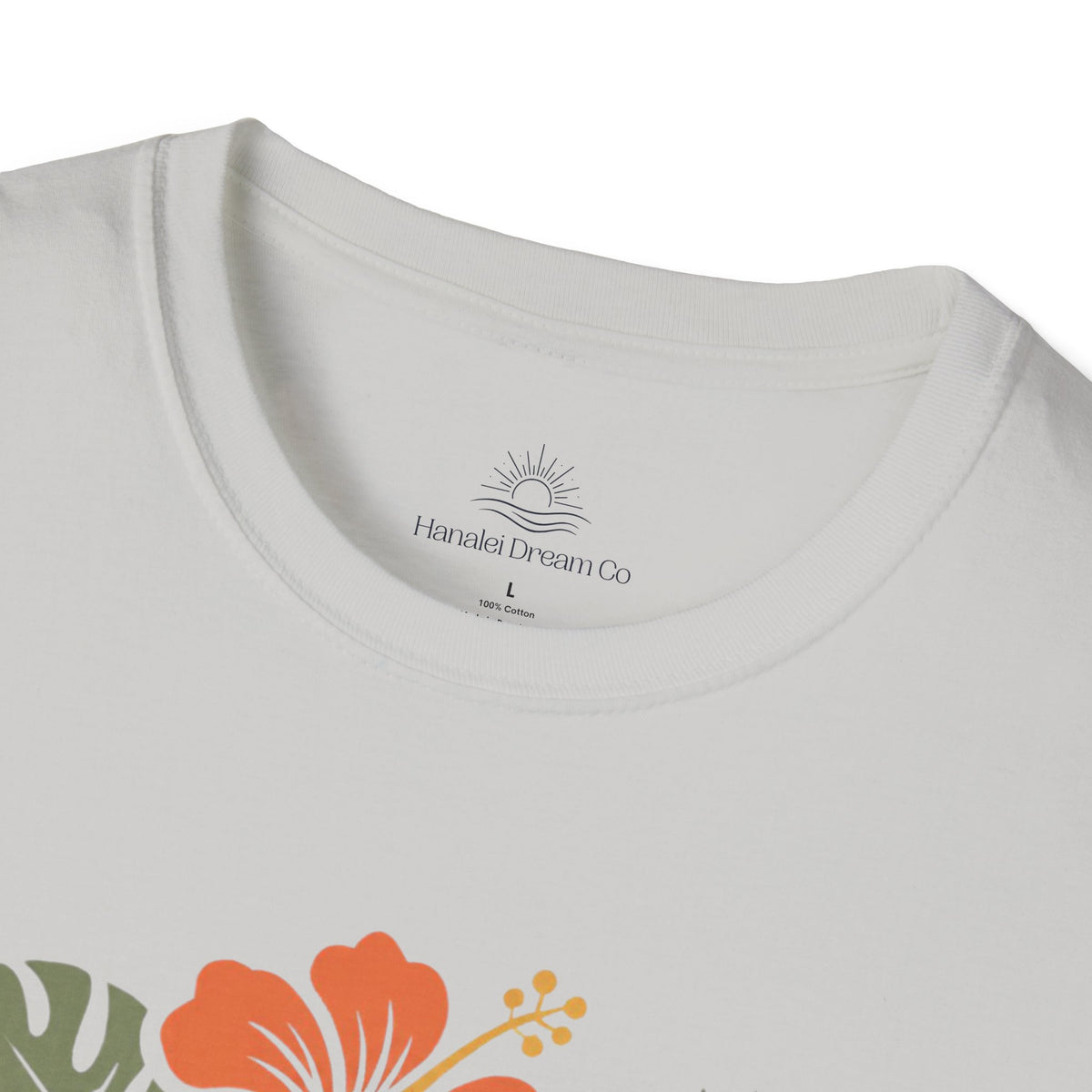“DOG MAMA” Floral Paw Print Tropical Tee