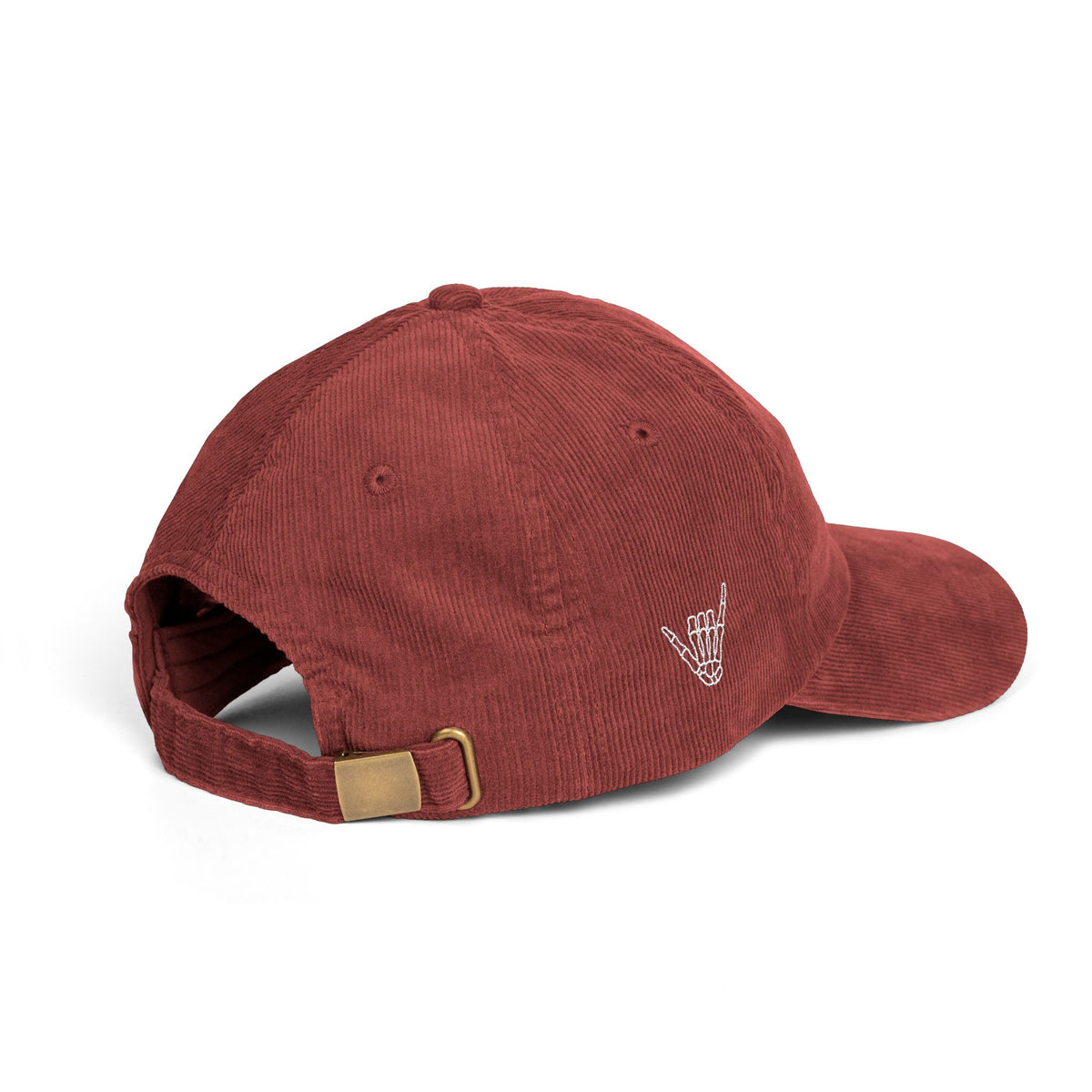Saltwater State of Mind Corduroy Cap — Embroidered Vintage Beach Hat