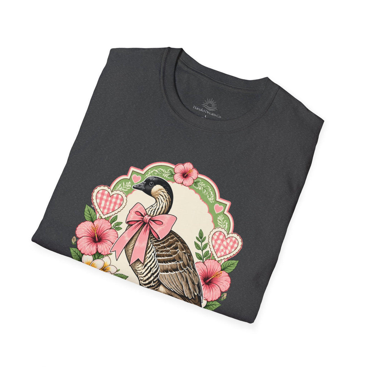 Silly Nēnē Club T-Shirt — Retro Hawaiian Goose Floral