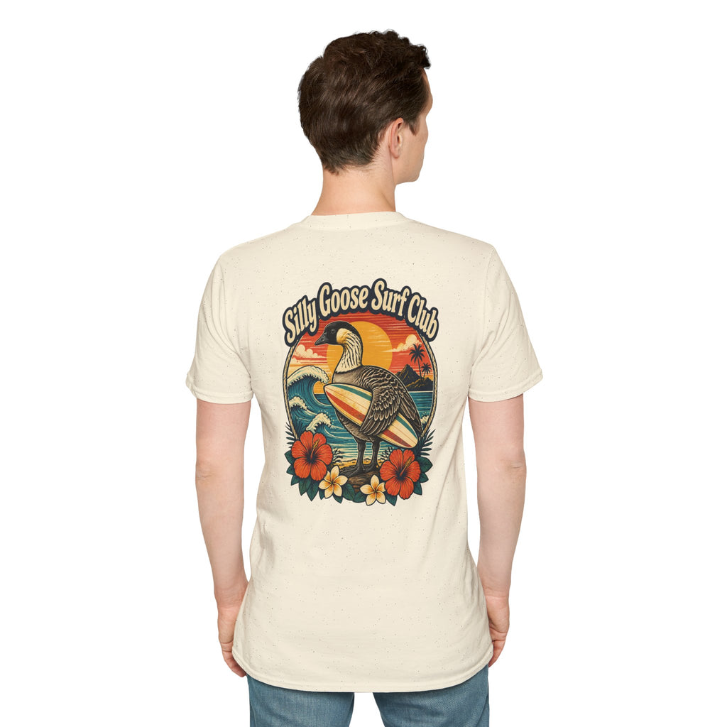 Silly Goose Surf Club Shirt – Retro Hawaiian Nēnē