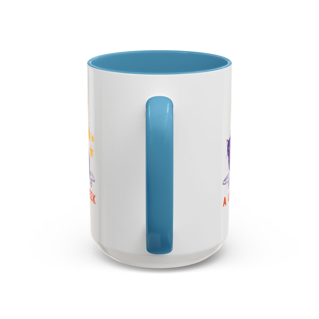 “It’s Been a Long Week” Cat on Skateboard Coffee Mug