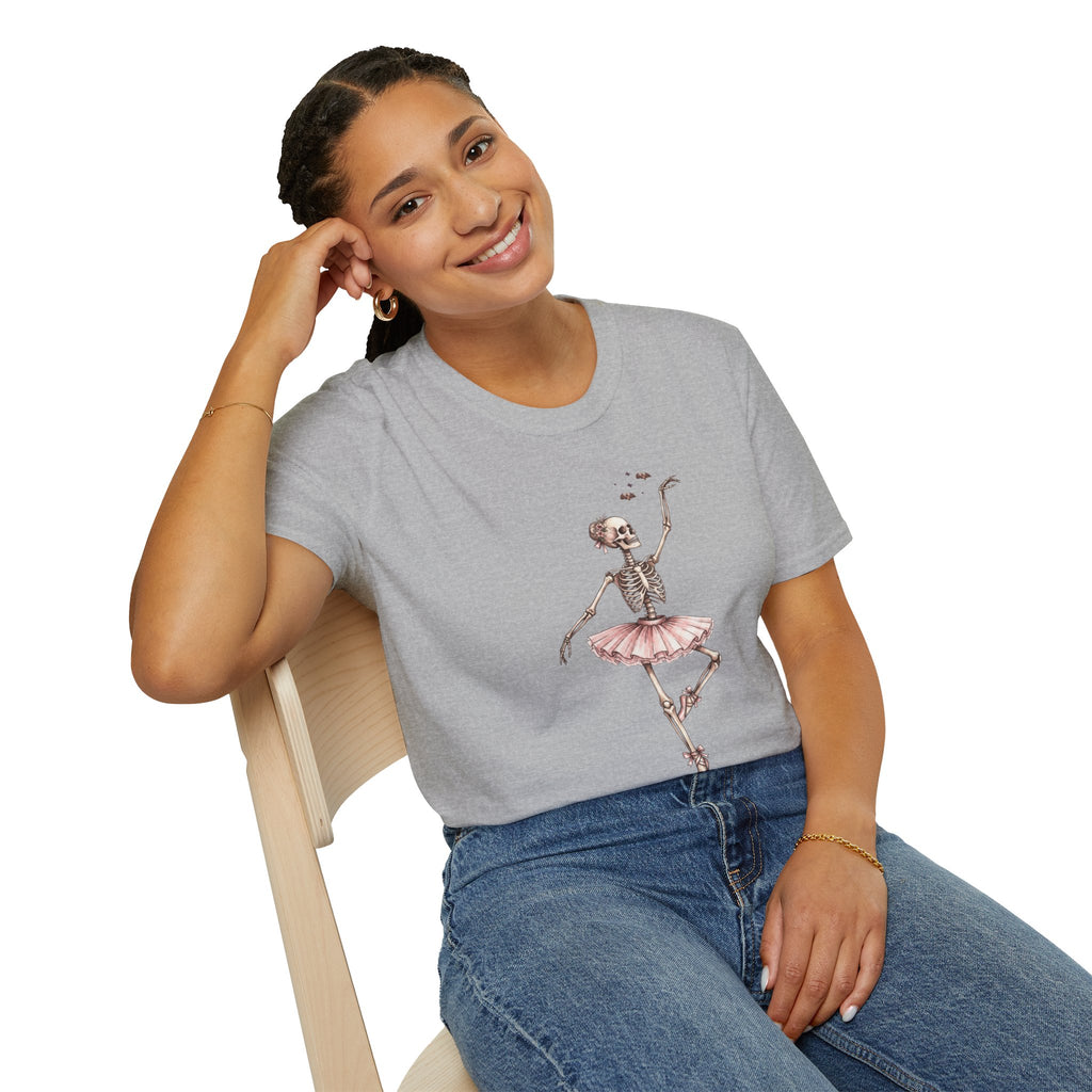 Skeleton Ballerina T-Shirt – Ballet Dance Graphic