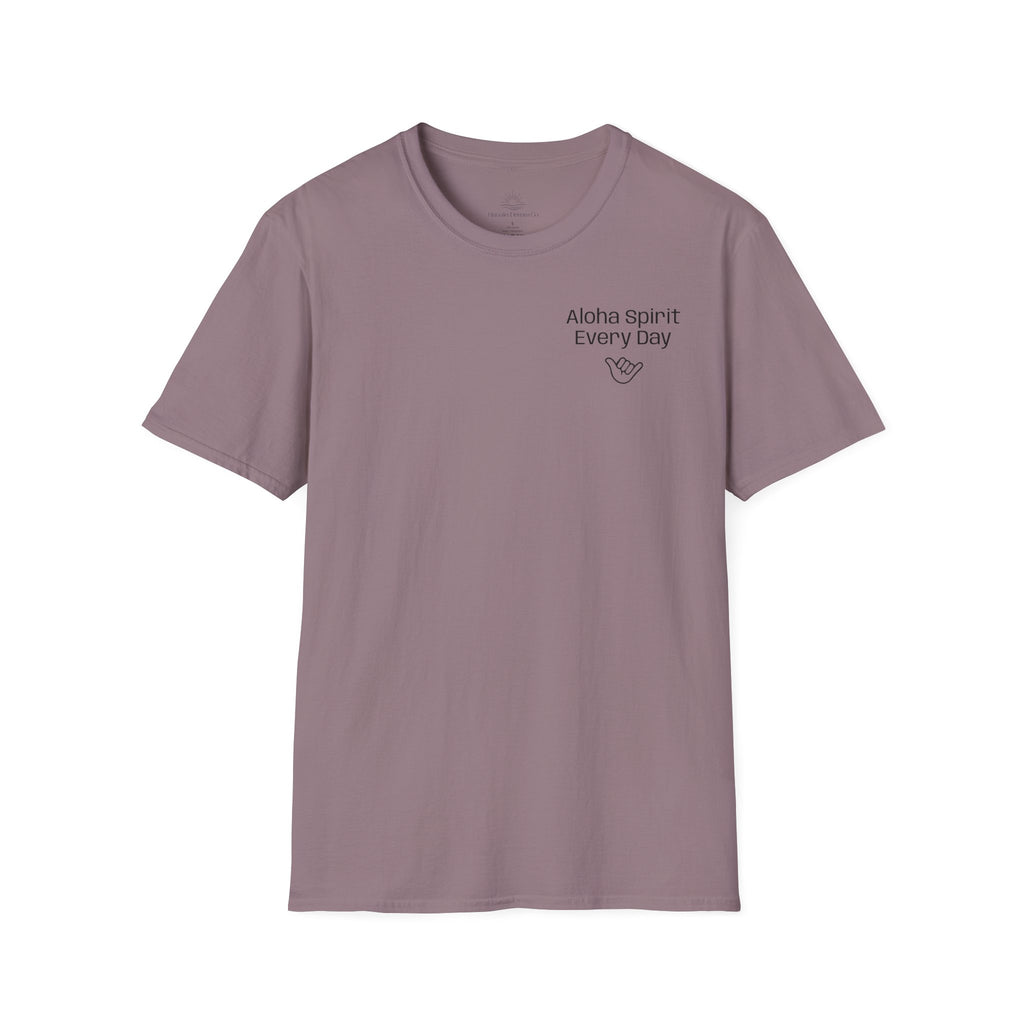 Aloha Spirit Every Day T-Shirt — Minimal Shaka Beach