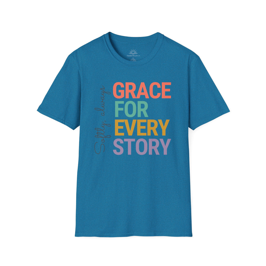 Grace For Every Story T-Shirt | Inspirational Faith Typography