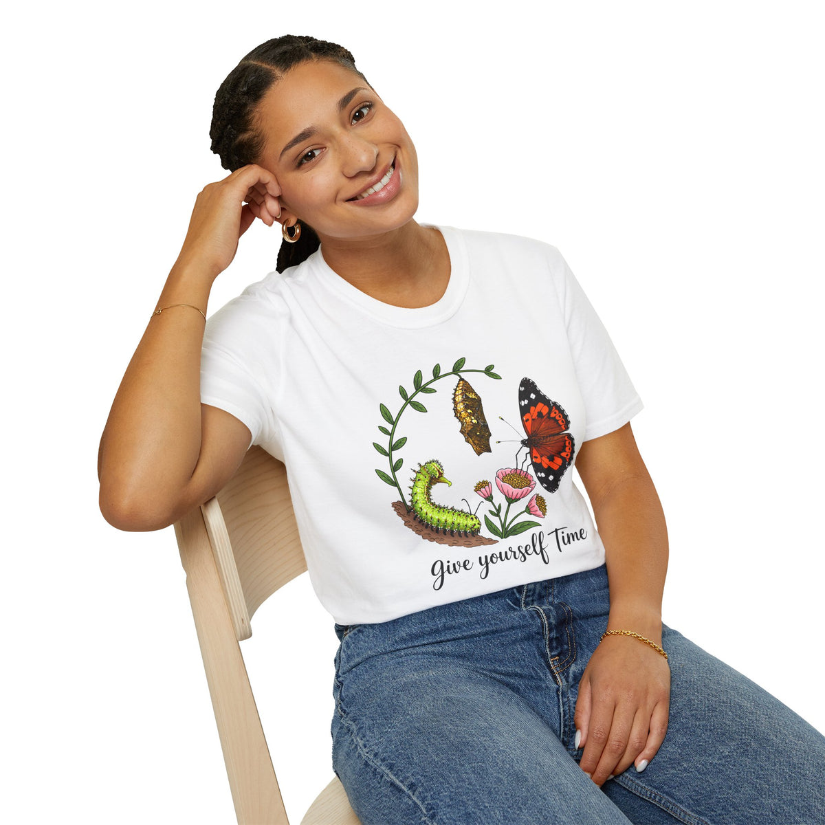 Give Yourself Time Kamehemeha Butterfly Transformation T-Shirt