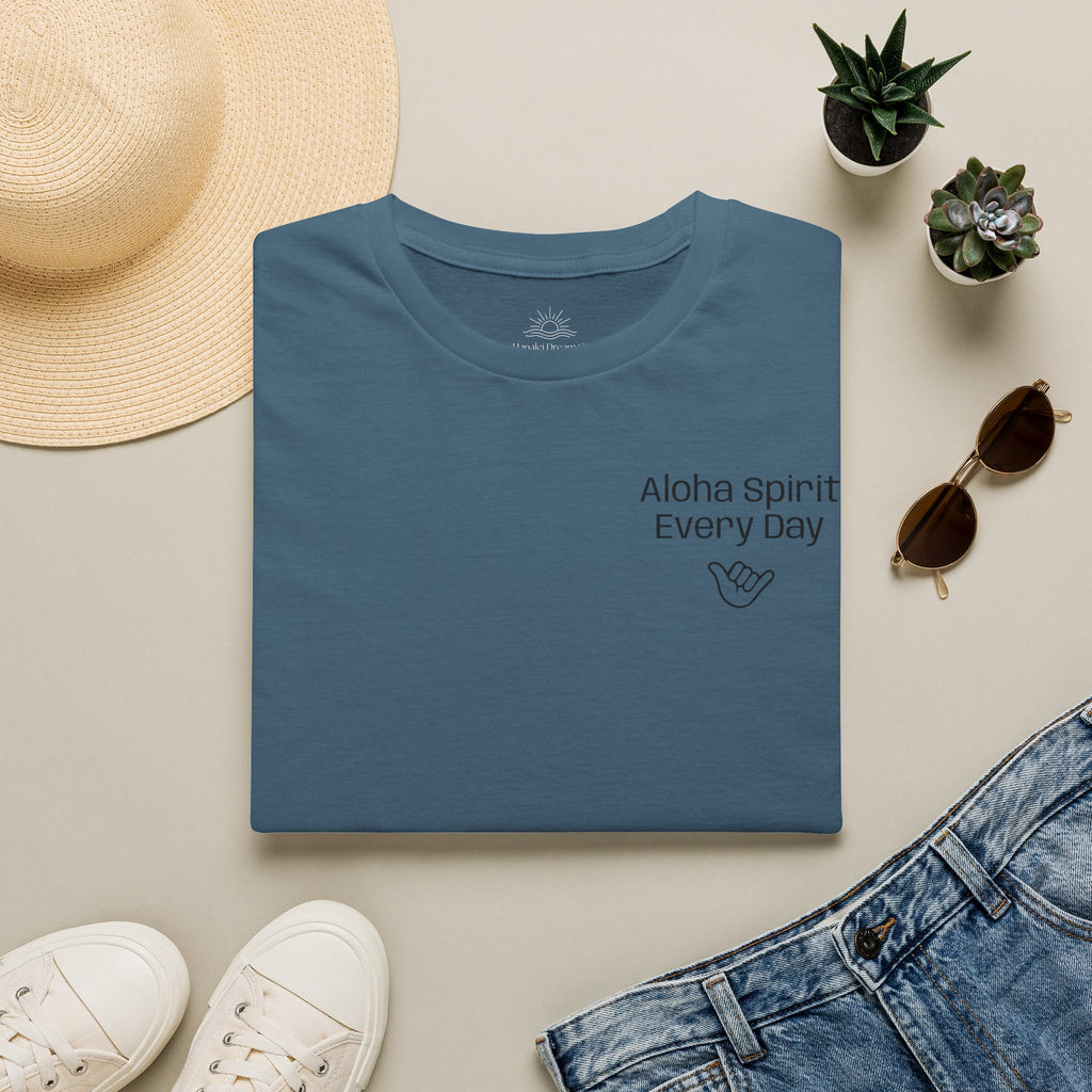 Aloha Spirit Every Day T-Shirt — Minimal Shaka Beach
