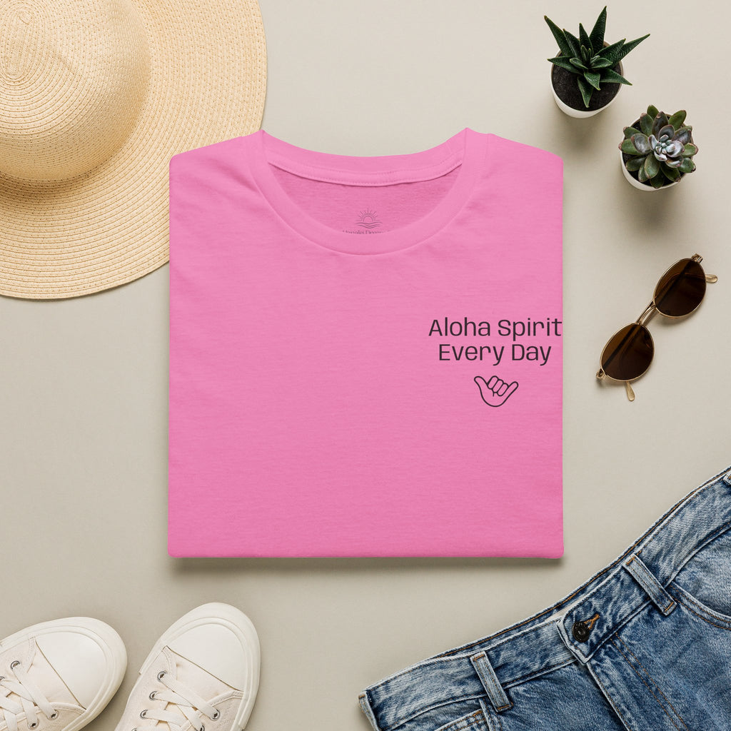 Aloha Spirit Every Day T-Shirt — Minimal Shaka Beach