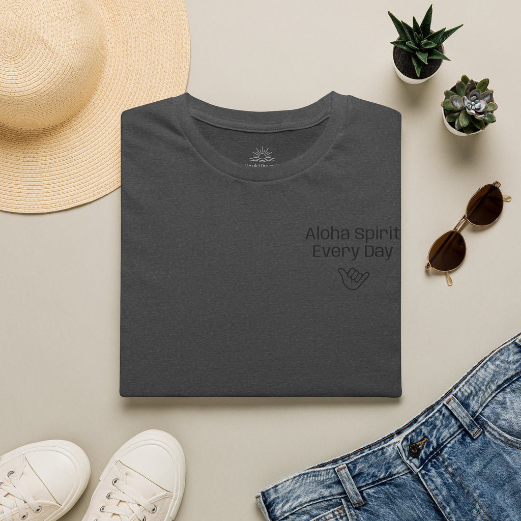 Aloha Spirit Every Day T-Shirt — Minimal Shaka Beach