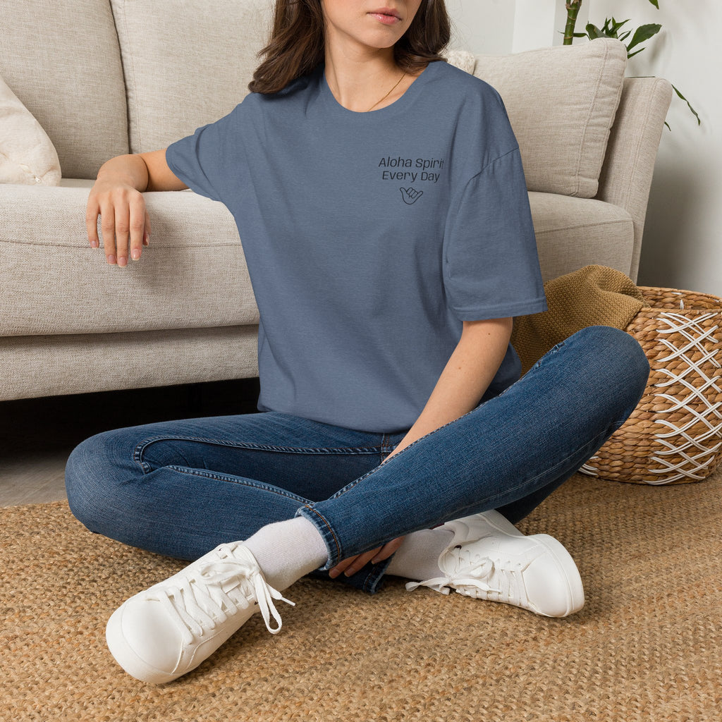 Aloha Spirit Every Day T-Shirt — Minimal Shaka Beach