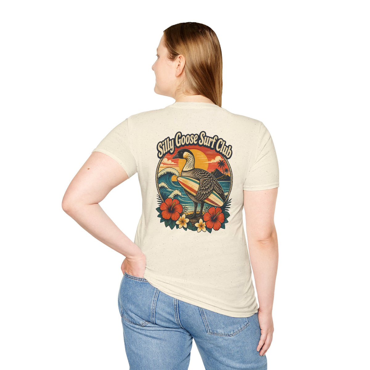 Silly Goose Surf Club Shirt – Retro Hawaiian Nēnē