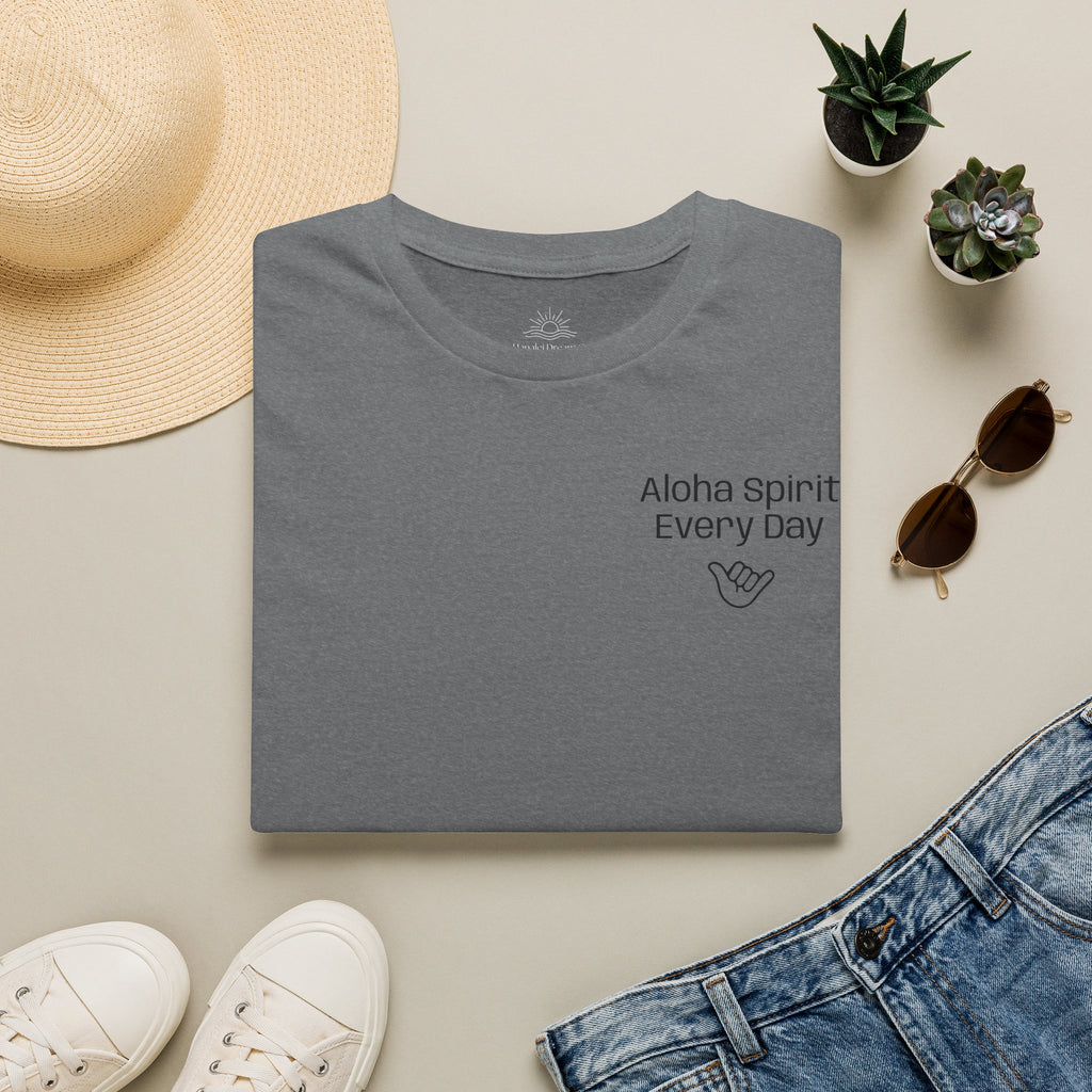 Aloha Spirit Every Day T-Shirt — Minimal Shaka Beach