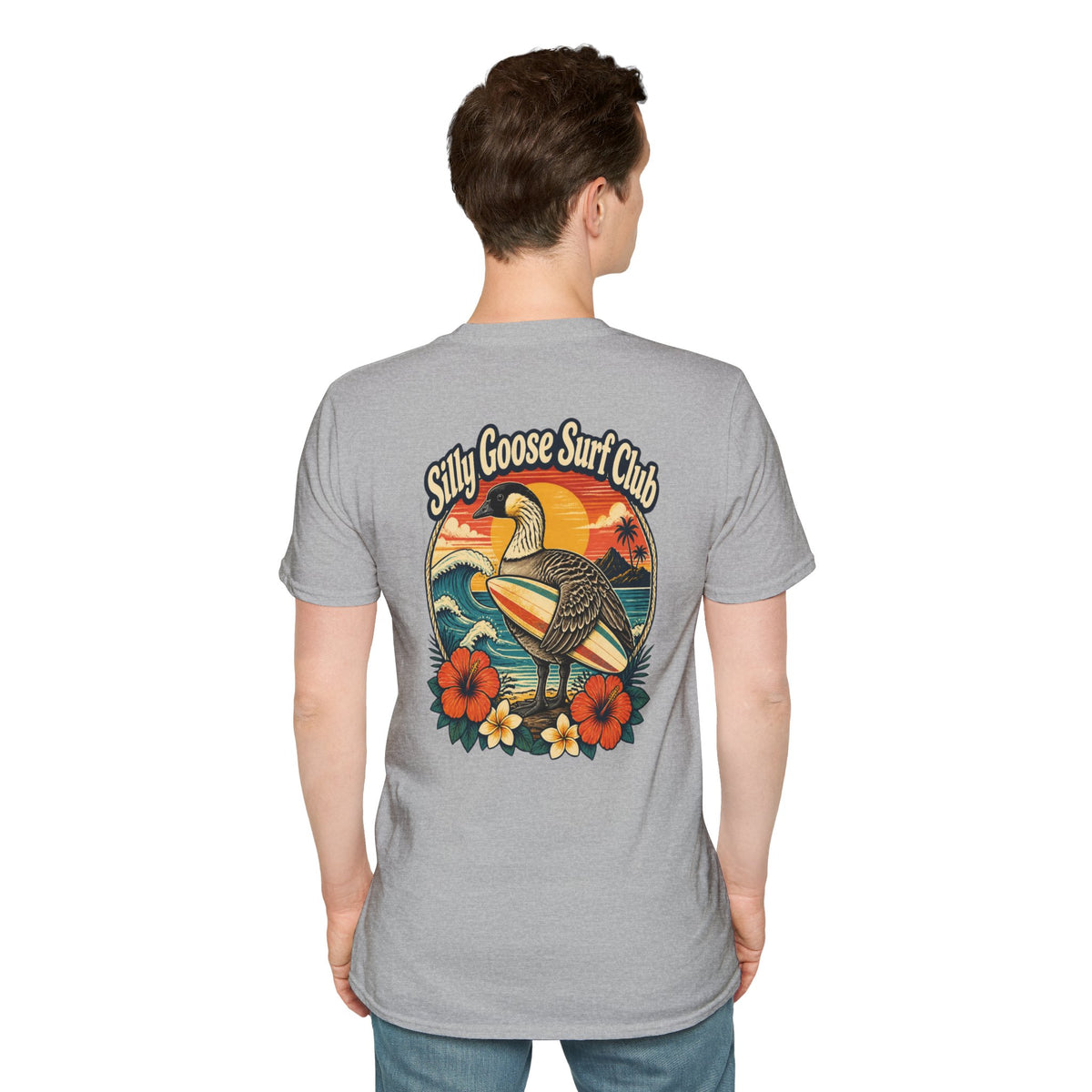 Silly Goose Surf Club Shirt – Retro Hawaiian Nēnē