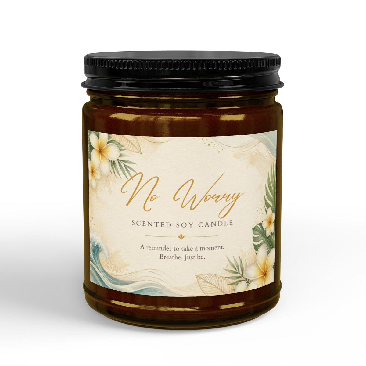 No Worry Hawaiian-Inspired Self-Care Candle