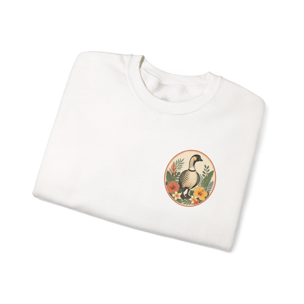 Vintage Goose Floral Crewneck – “Chaos Persists” Design