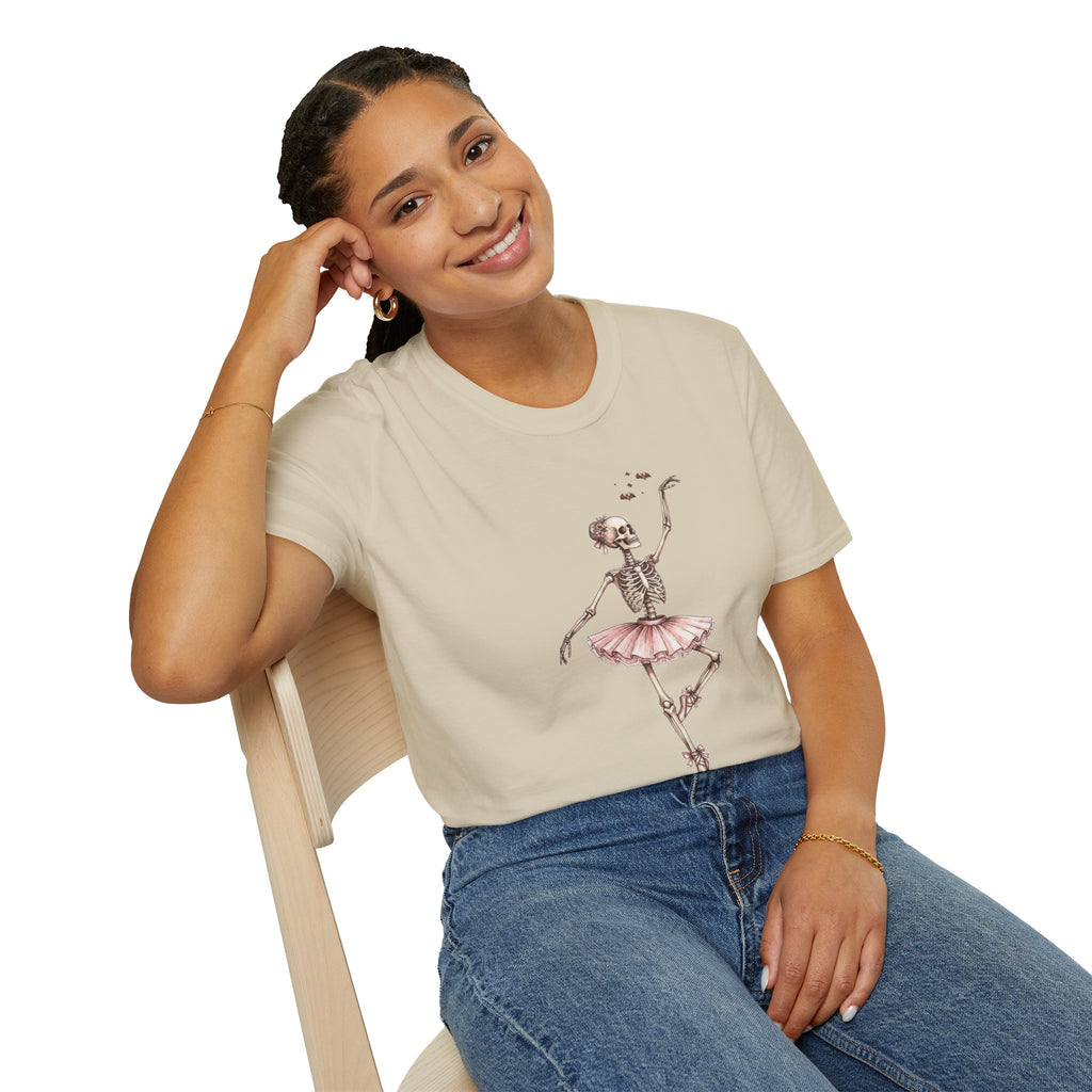 Skeleton Ballerina T-Shirt – Ballet Dance Graphic