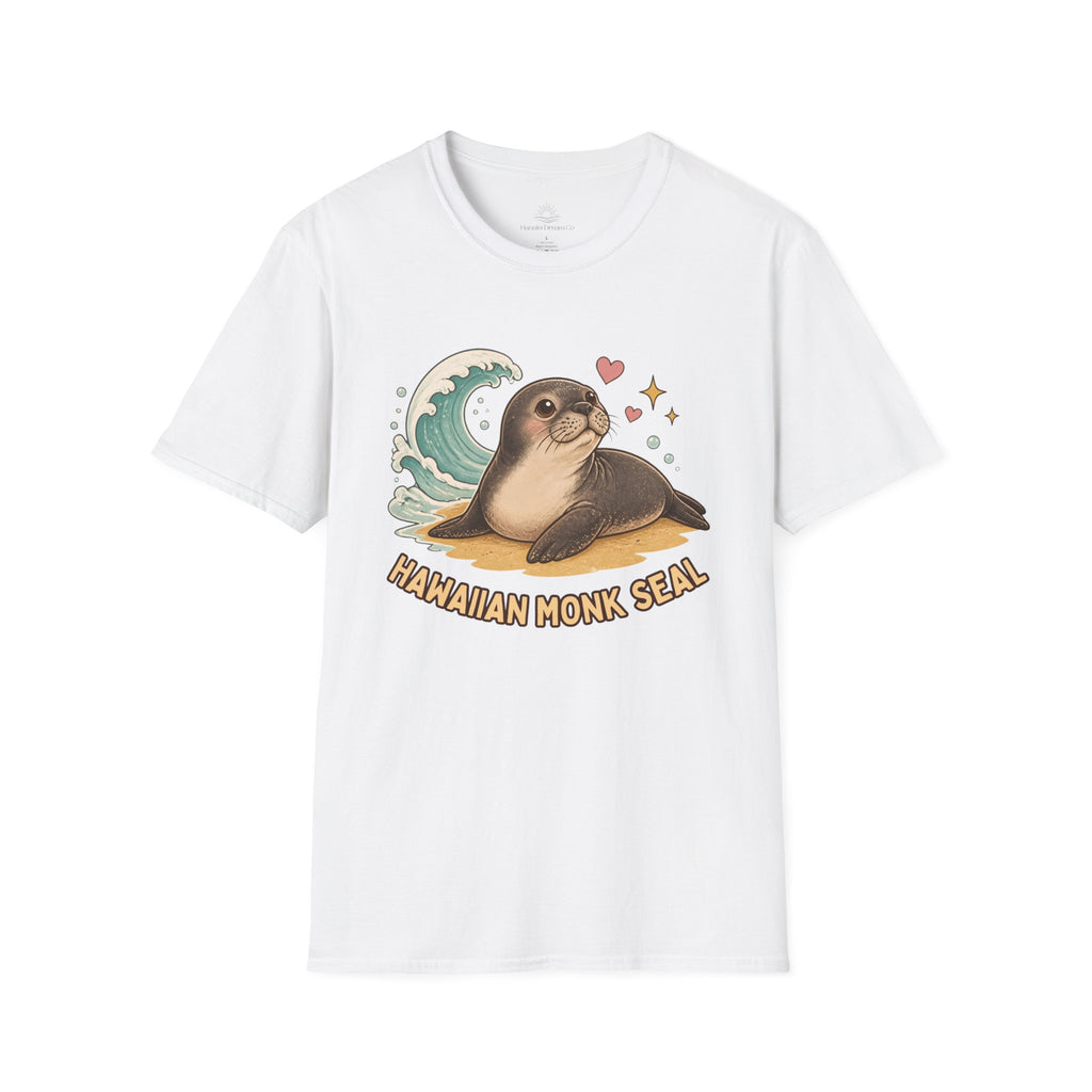 Hawaiian Monk Seal Graphic Shirt – Cute Ocean Design