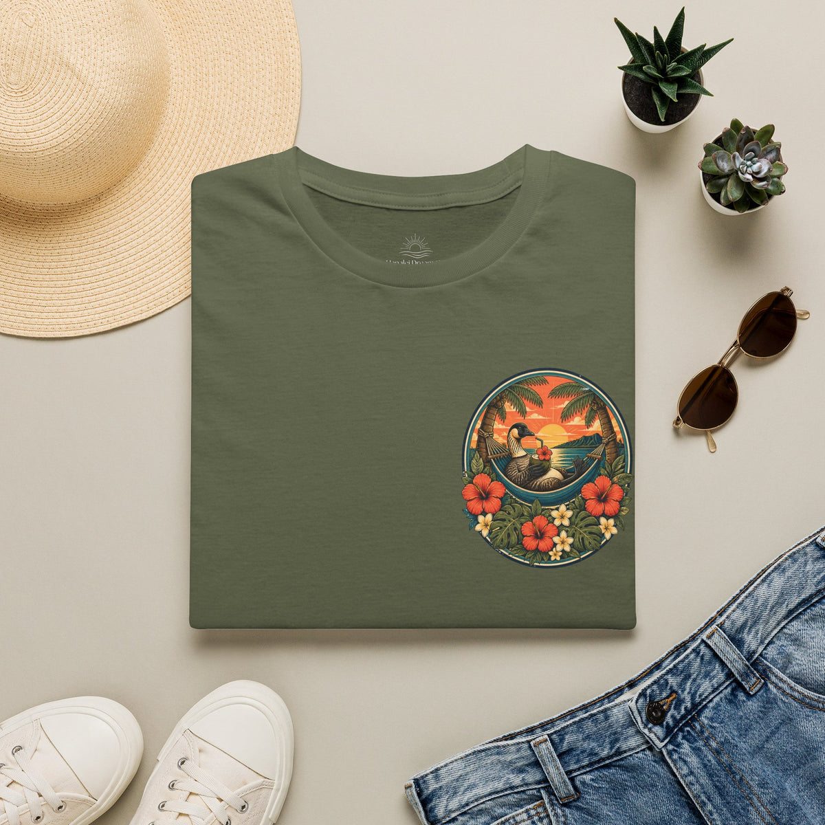 Silly Goose Surf Club Shirt – Retro Hawaiian Nēnē