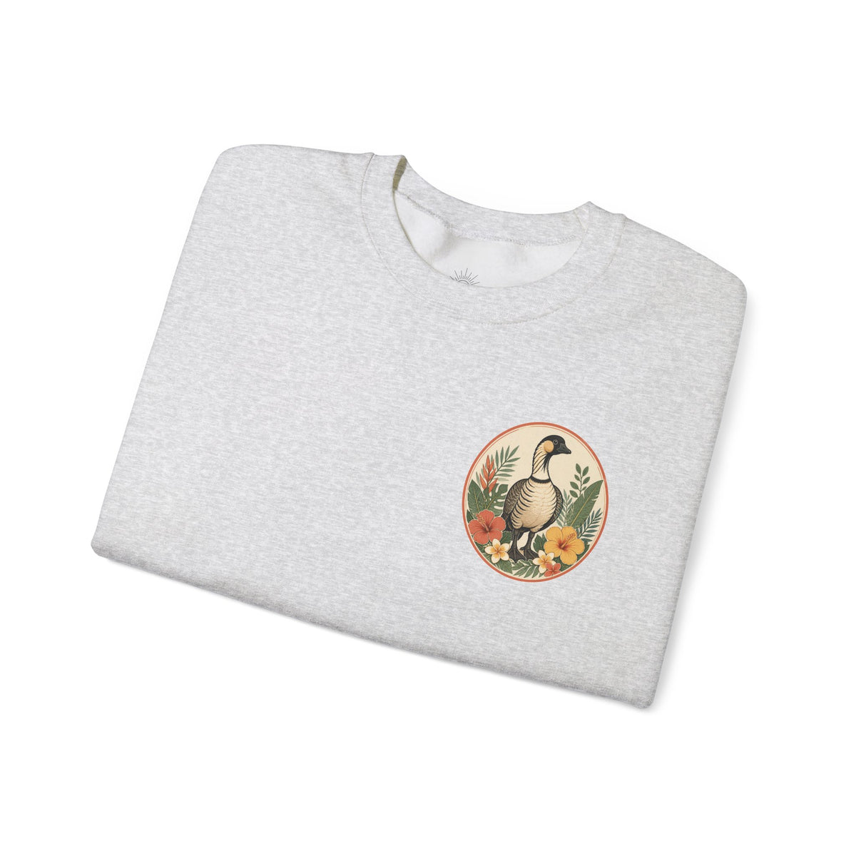 Vintage Goose Floral Crewneck – “Chaos Persists” Design
