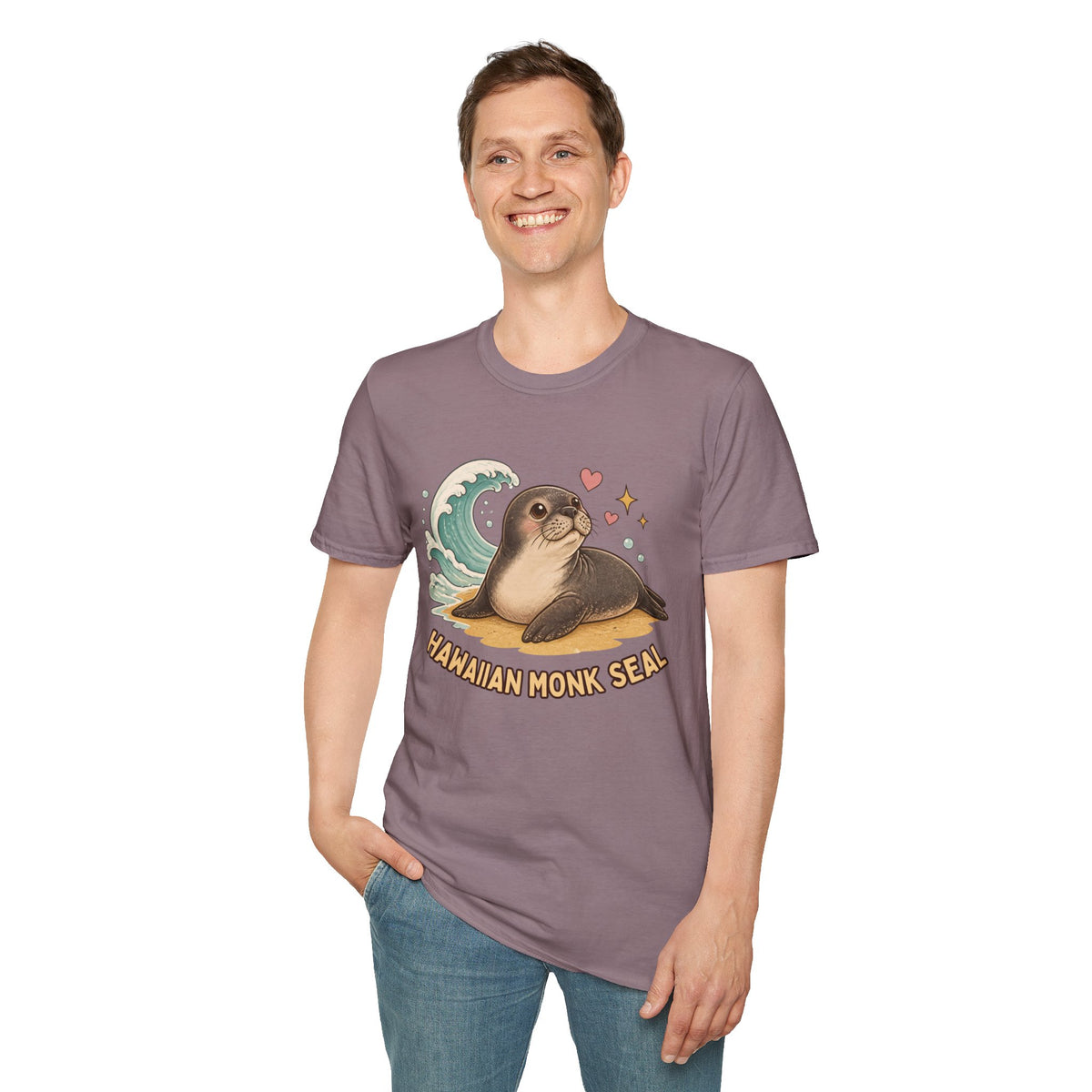 Hawaiian Monk Seal Graphic Shirt – Cute Ocean Design