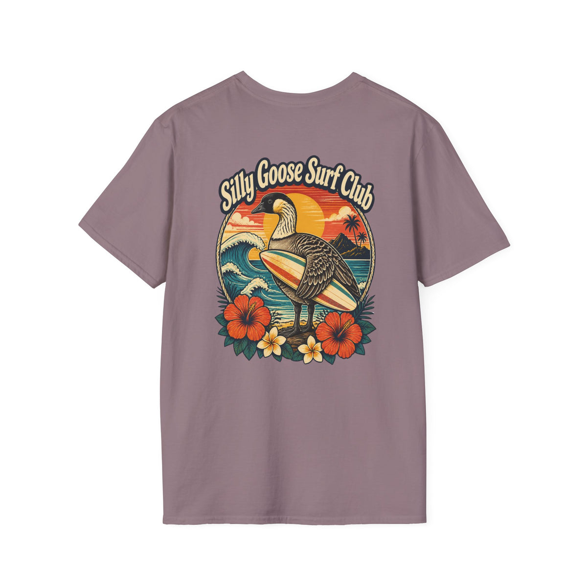 Silly Goose Surf Club Shirt – Retro Hawaiian Nēnē