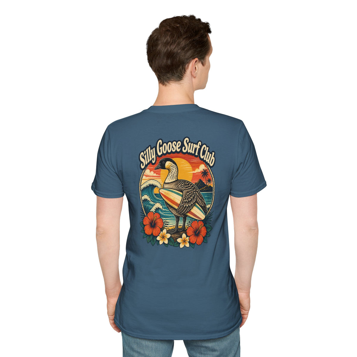 Silly Goose Surf Club Shirt – Retro Hawaiian Nēnē