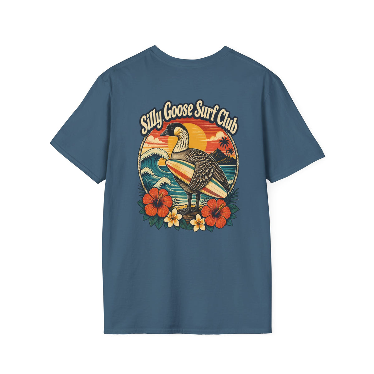 Silly Goose Surf Club Shirt – Retro Hawaiian Nēnē