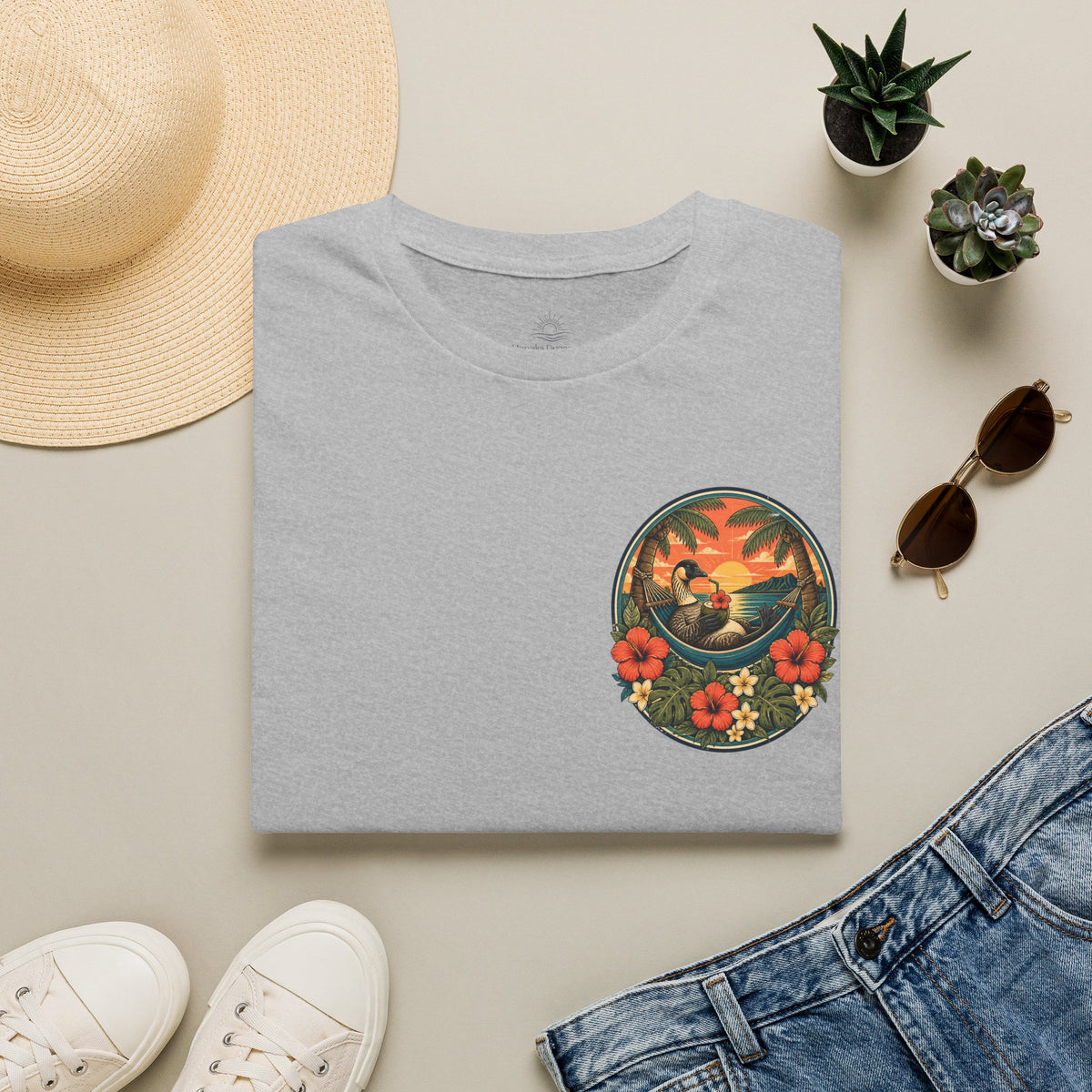 Silly Goose Surf Club Shirt – Retro Hawaiian Nēnē