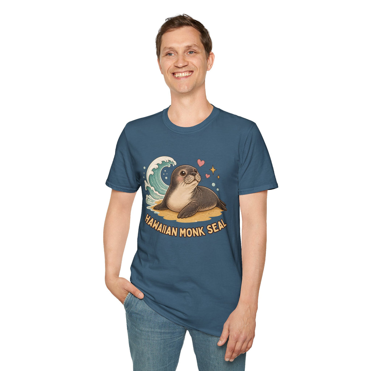 Hawaiian Monk Seal Graphic Shirt – Cute Ocean Design