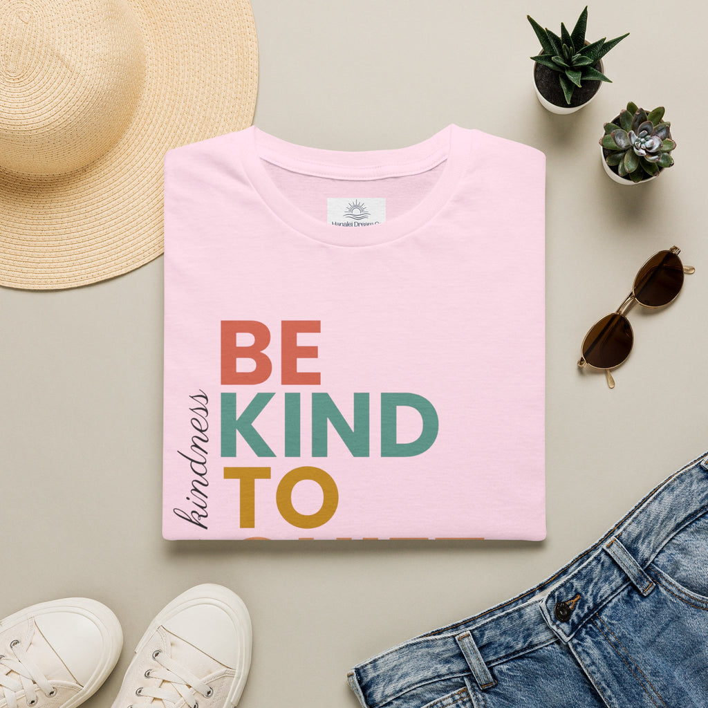 Be Kind To Quiet Hearts Cotton T-Shirt | Kindness Typography