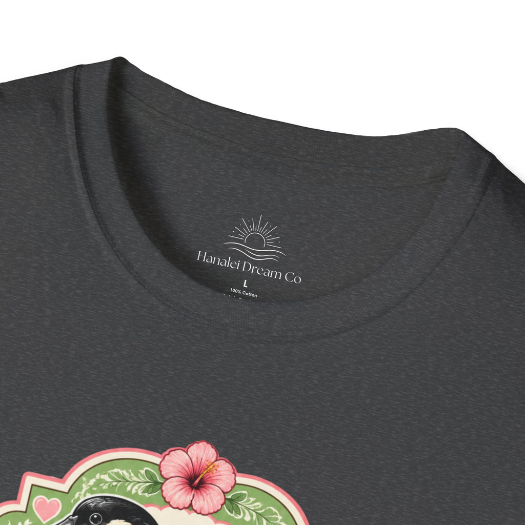 Silly Nēnē Club T-Shirt — Retro Hawaiian Goose Floral