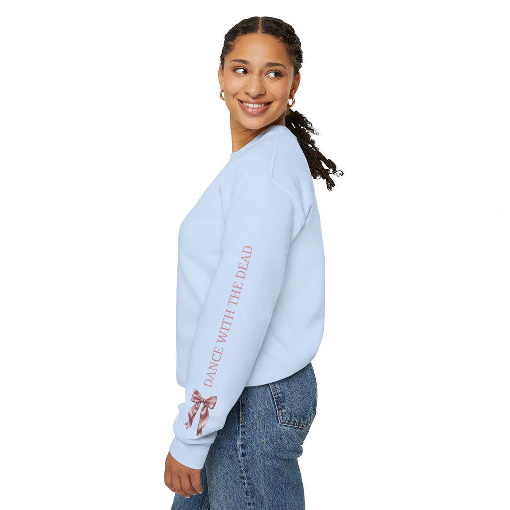 Skeleton Ballerina Ballet Dancer Sweatshirt | Halloween Pumpkin Moon