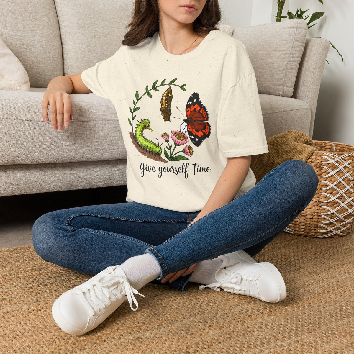 Give Yourself Time Kamehemeha Butterfly Transformation T-Shirt