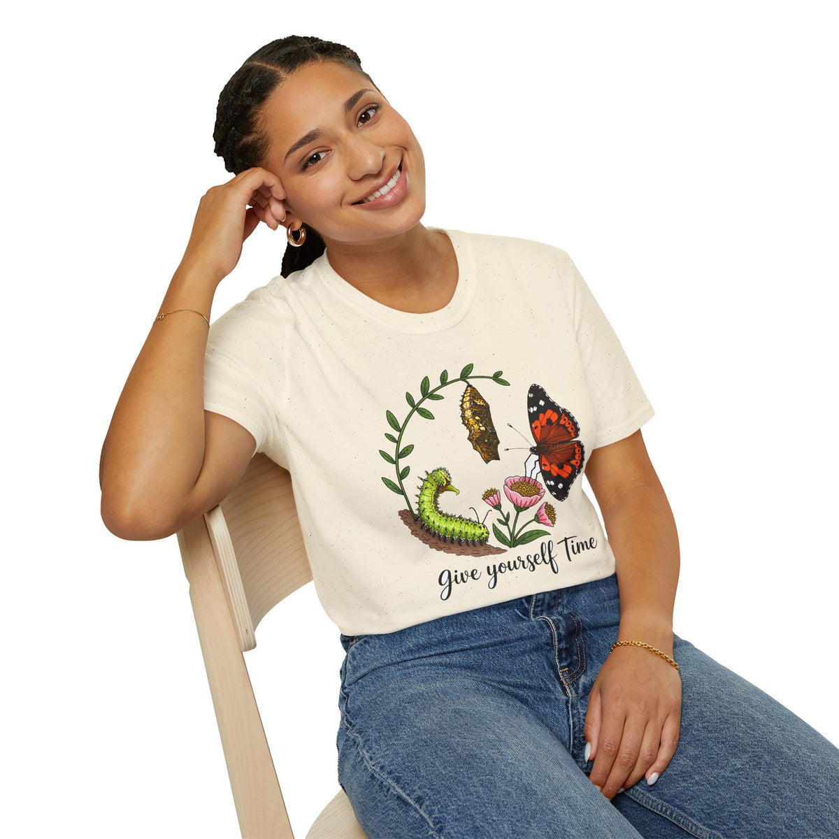 Give Yourself Time Kamehemeha Butterfly Transformation T-Shirt