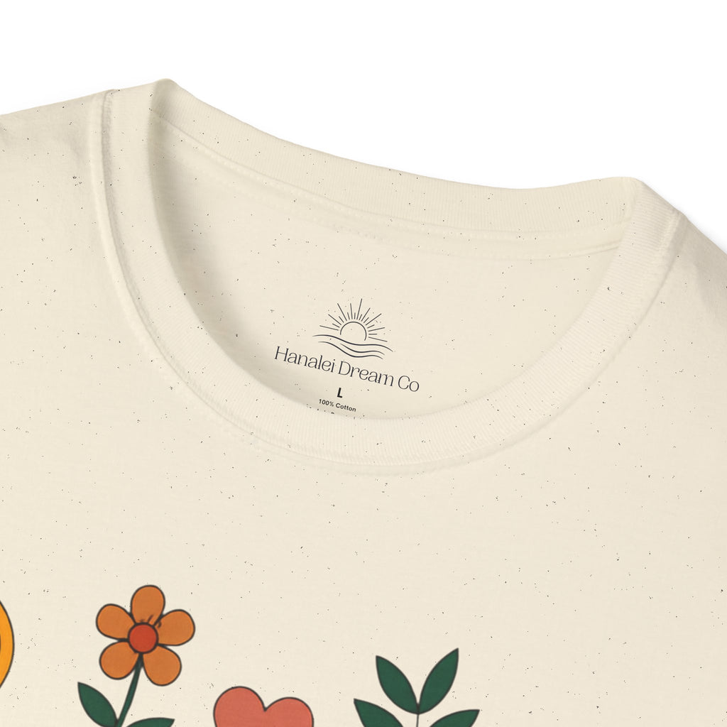 Kind People Change the World T-Shirt | Peace Flower Heart Rose Hands