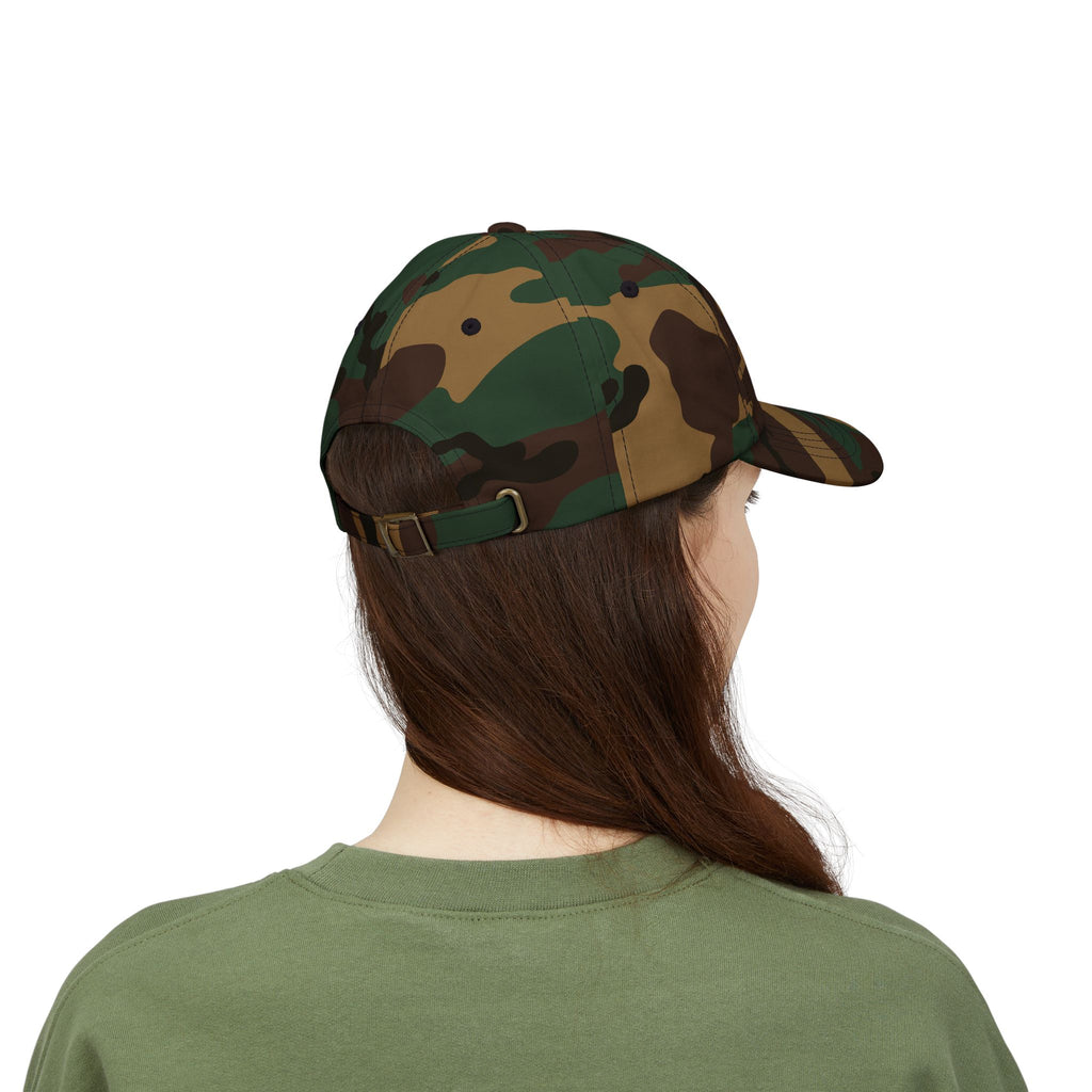 Aloha Always Dad Cap — Hawaiian Skeleton Shaka Hat