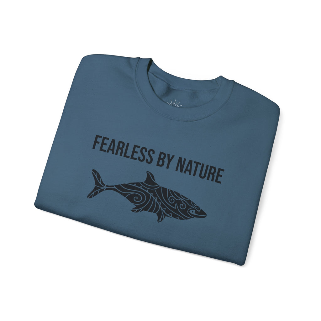 Fearless by Nature Tribal Shark Crewneck Sweatshirt