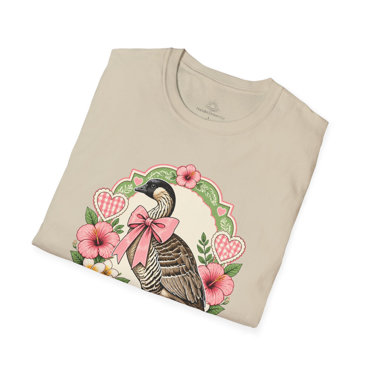 Silly Nēnē Club T-Shirt — Retro Hawaiian Goose Floral