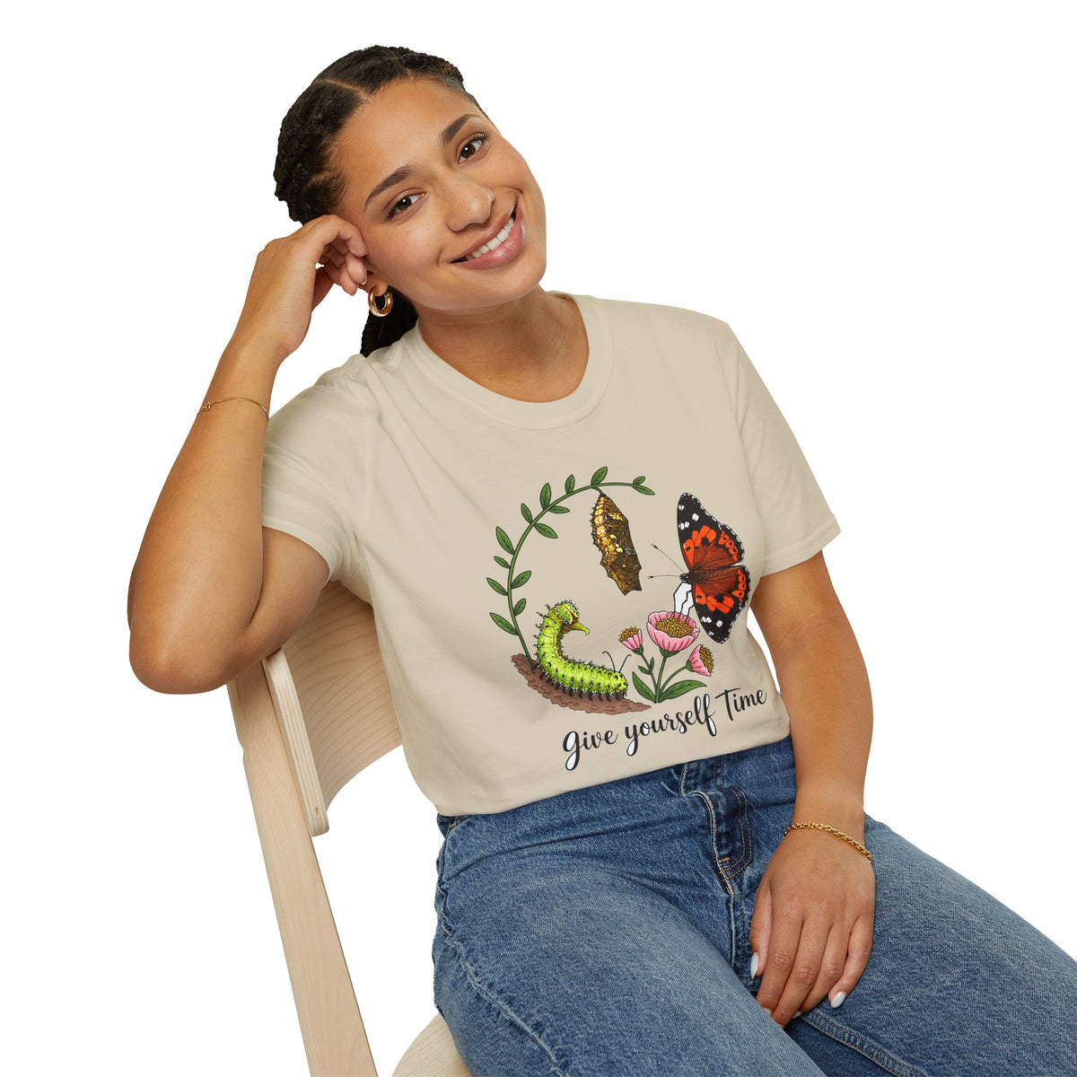 Give Yourself Time Kamehemeha Butterfly Transformation T-Shirt