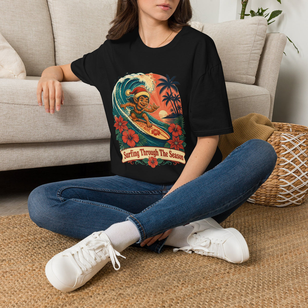 Menehune Surfing Through the Season T-Shirt