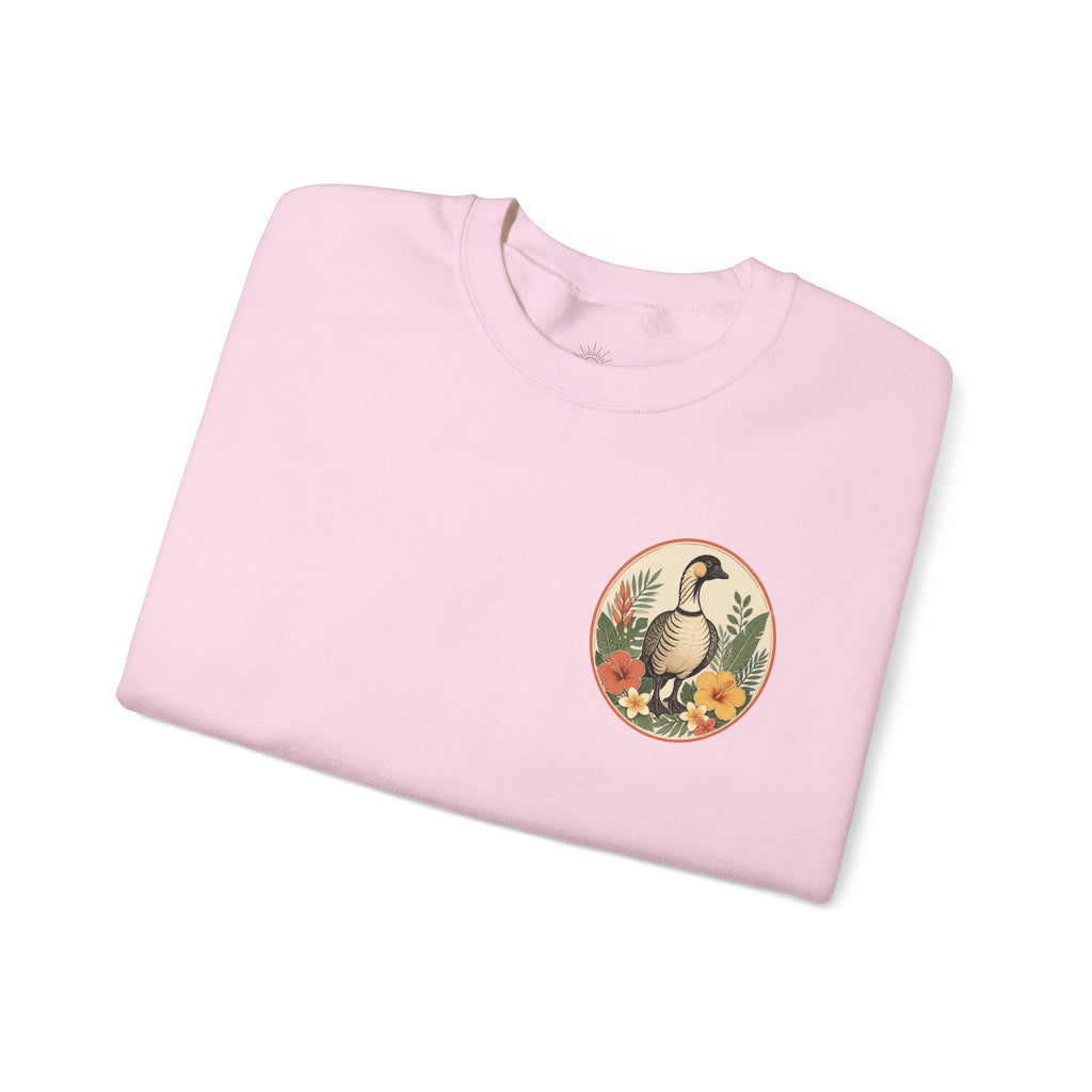 Vintage Goose Floral Crewneck – “Chaos Persists” Design