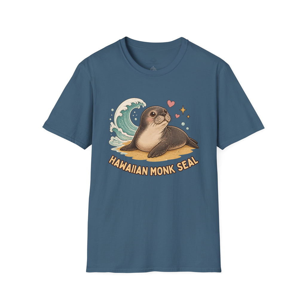 Hawaiian Monk Seal Graphic Shirt – Cute Ocean Design